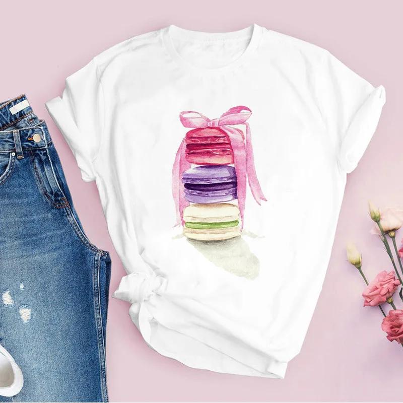 Womens White Love Balloon Butterfly Round Collar Print Tshirt Short Sleeve Graphic Dress Aesthetic Harajuku Style