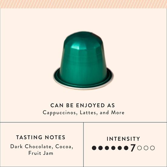 Blue Tokai Coffee Roasters Aluminium Capsules | Dhak Blend - Dark Roast | 100% Arabica | Speciality Coffee | 40 Pods In Pack