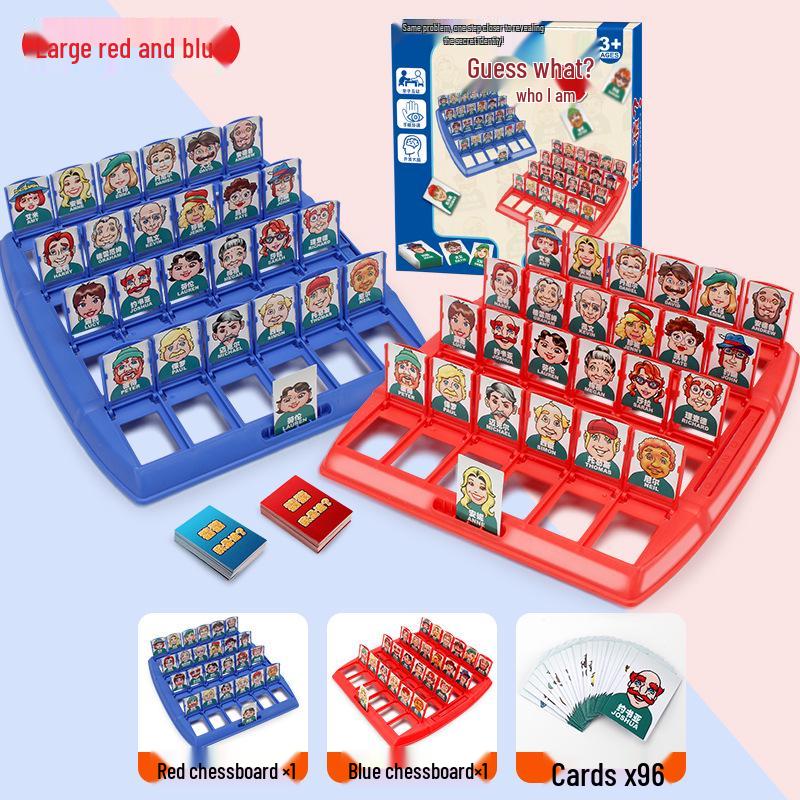 Guess Who: Children's Educational Logic Training Game - Two-Player Interactive Parent-Child Battle