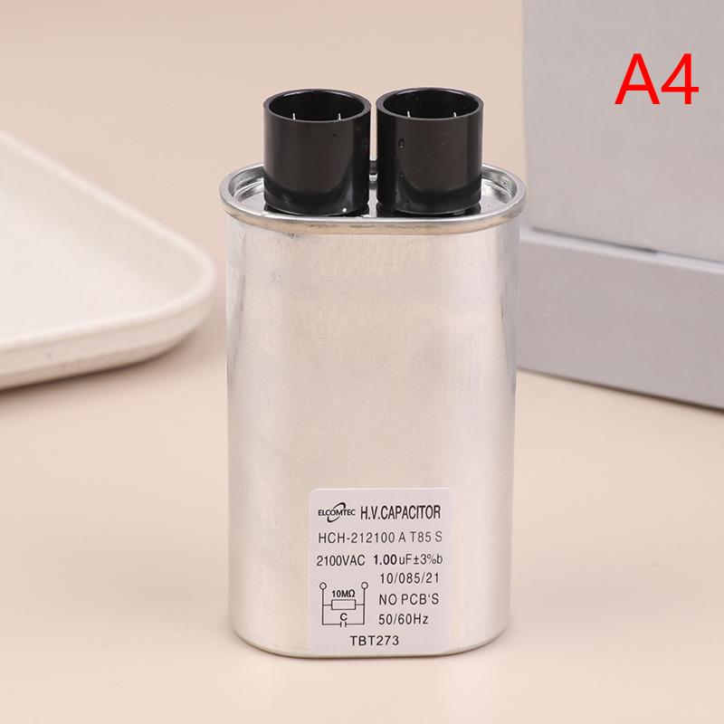 For Microwave Oven Capacitor Parts 0.85uF / 0.9uF / 0.95uF / 1.0uF / 1.05uF / 1.08uF Microwave Oven High Voltage Capacitor