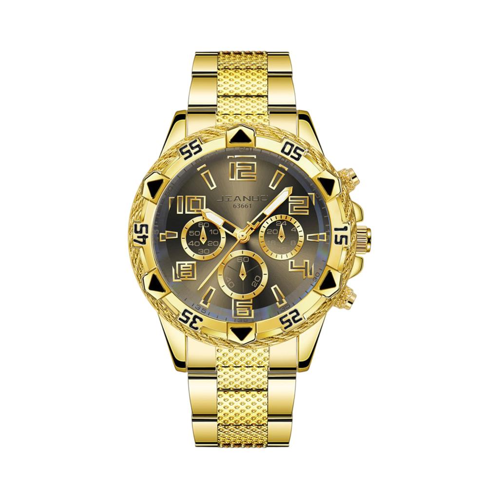 Men's  Luminous Running Alarm Clock Watch