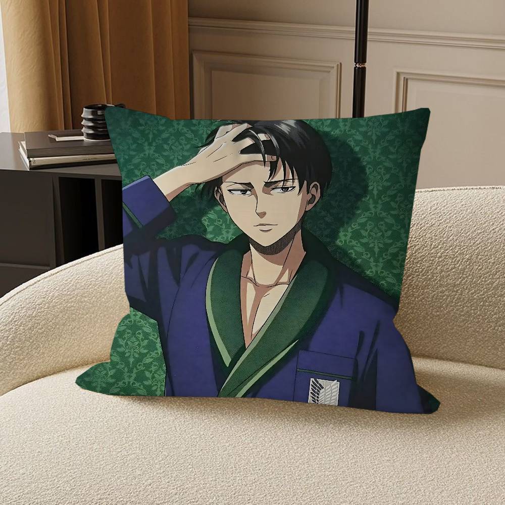 Levi Ackerman Kissenbezug für Schlafzimmer und Wohnzimmer Sofa Dekokissenbezug