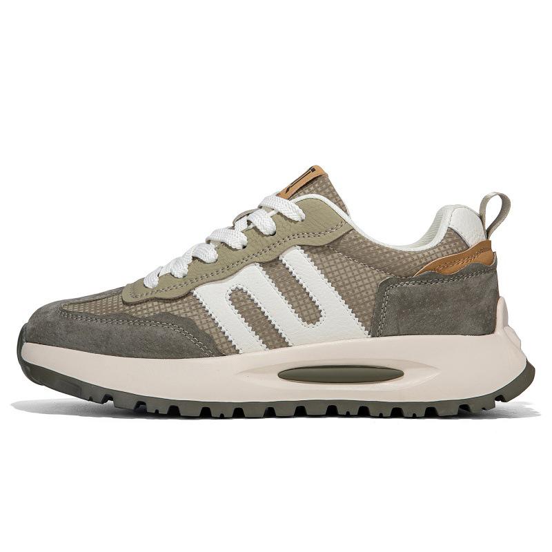 Forrest Gump Men's 2025 Spring Running & Casual Height-Boost Dad Shoes with Versatile Thick Sole