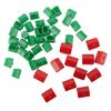 Game Hotels Houses Set Hotel Game Replacement Pieces Game Plastic Hotels Houses Game Piece Supplement Accessories