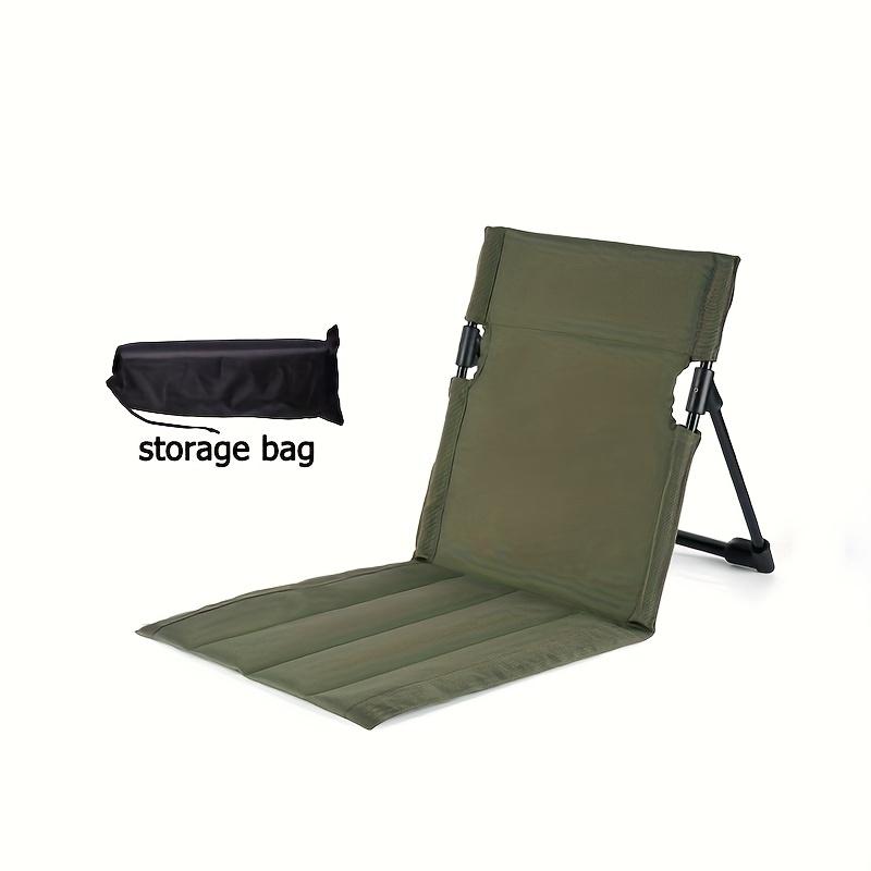 Lightweight Foldable Camping Chair Portable Outdoor Seat With Backrest Storage Bag Lazy Chair Beach Garden Travel Picnic Hiking