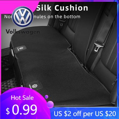 2026 Hot For Volkswagen VW Car Seat Cover Front Rear Seat Ice Silk Cushion Pad Protective Mat For Volkswagen VW Passat Golf Tigu