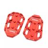 Compatible KY400X/500X Aluminum Alloy Non-Slip Footrest Pedal for Enlarged Rear Footrest.