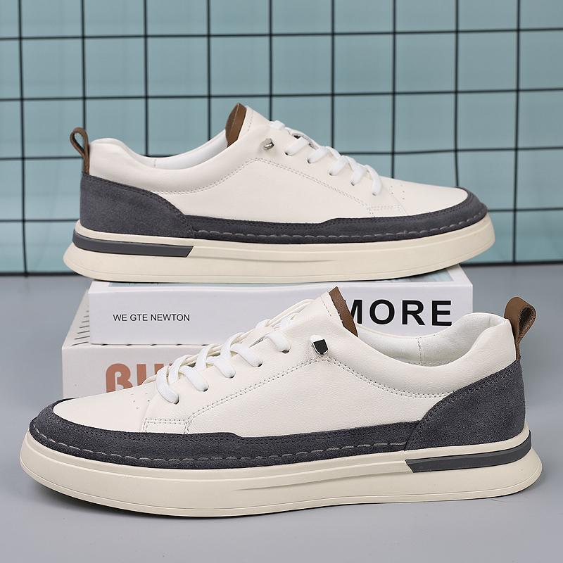 

Fashion New Trend Walking Shoes Italian Breathable Leisure Men Sneakers Non-slip Men Casual Footwear Luxury Brand Male Vulcanized Shoes 38 коричневый