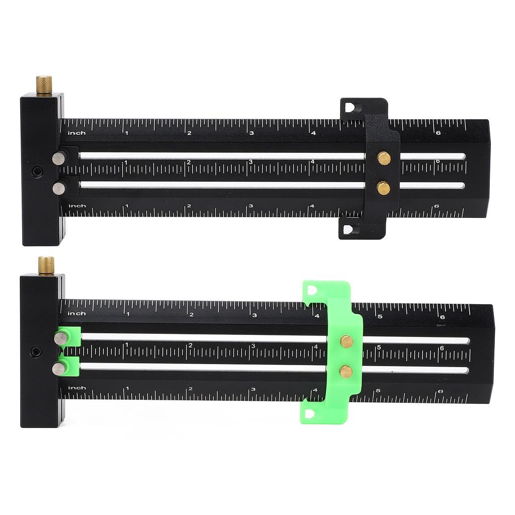 6in Woodworking Scriber with Limit Block Parallel Vertical Marking Easy To Read Double Line Marking