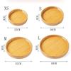 Multipurpose Tea Food Dish Simple Drink Platter Fruit Plate Bamboo Plate  Home Decoration