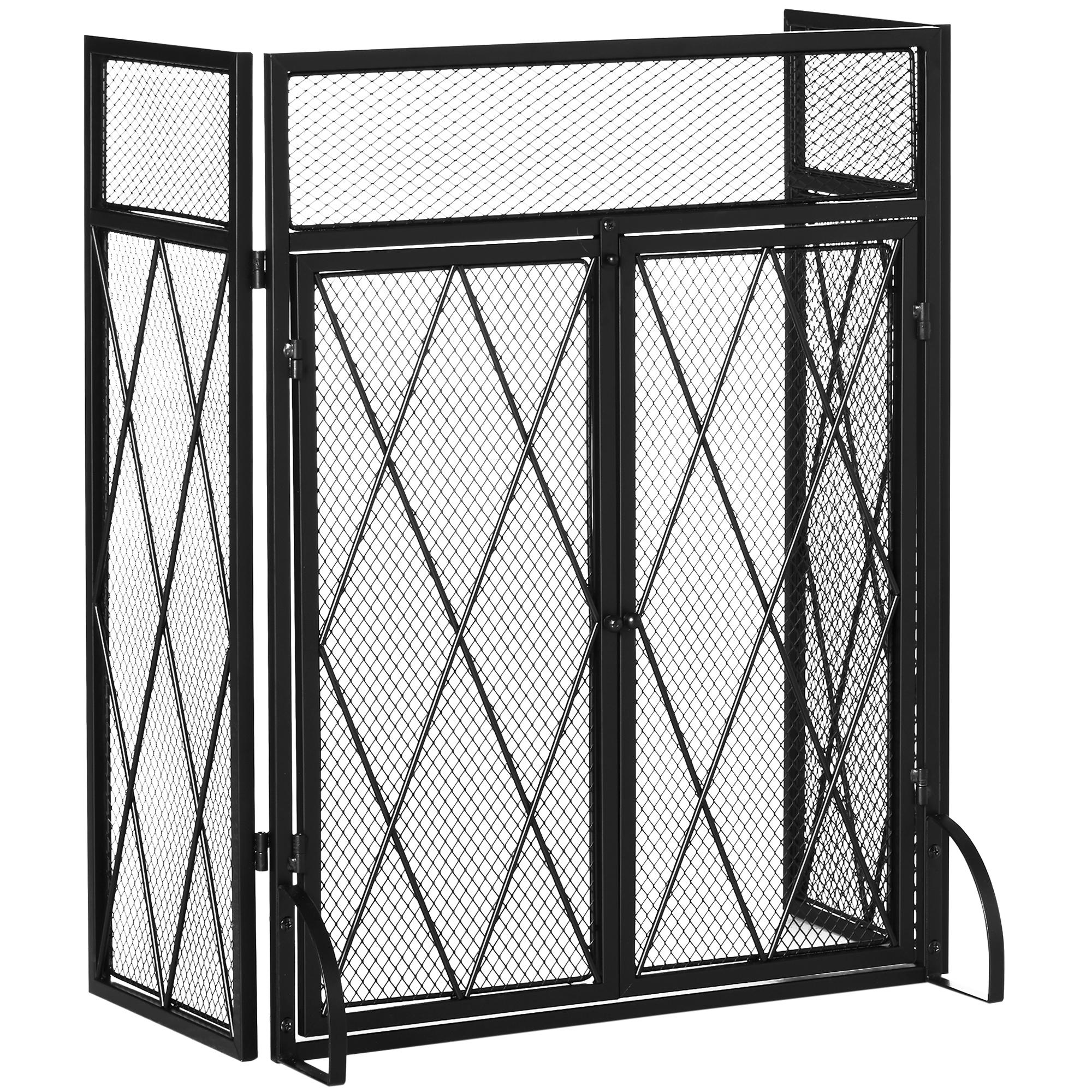 Fireplace safety screen 120 x 79