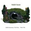 Hobbit House Fish Tank Decoration: Castle, Treehouse & Hiding Spot for Fish, Shrimp, Hermit Crabs, and Reptiles