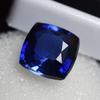 Natural Blue Tanzanite Loose Gemstone Square Cushion Cut 8.42 Ct for Jewelry Making and Crafts