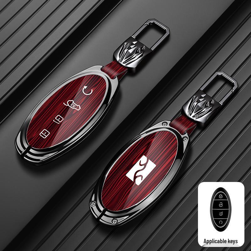 BYD Yangwang U8/U9 Car Key Case: Metal Shell & Buckle Set