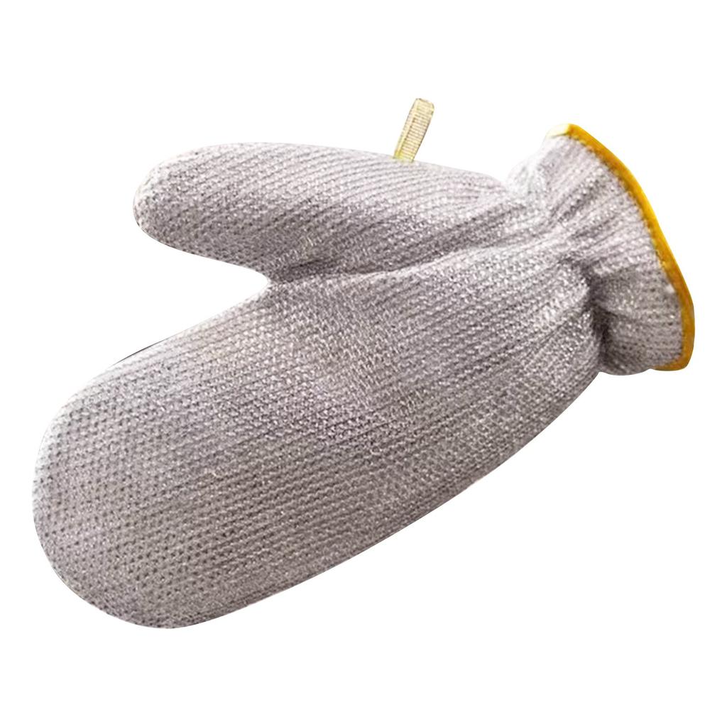 Three-layer Enlarged Hanging Rags, Kitchen Dishcloths, Non-sticky Grease, Household Wire Rags, Gloves