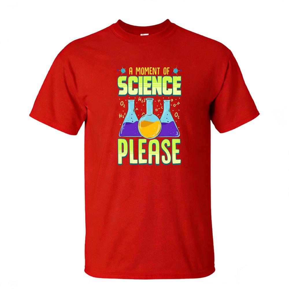 A Mounisext Of Science Please Summer Unisex Cotton Crew Neck Tshirts Cartoon Lab Glassware Print Funny Chemistry Nerd Holiday Apparel
