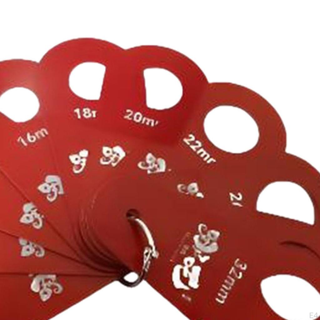 Fruit Diameter Caliper Ruler, Pocket Cherry Caliper, Accurate for Grading Selected Fruits,