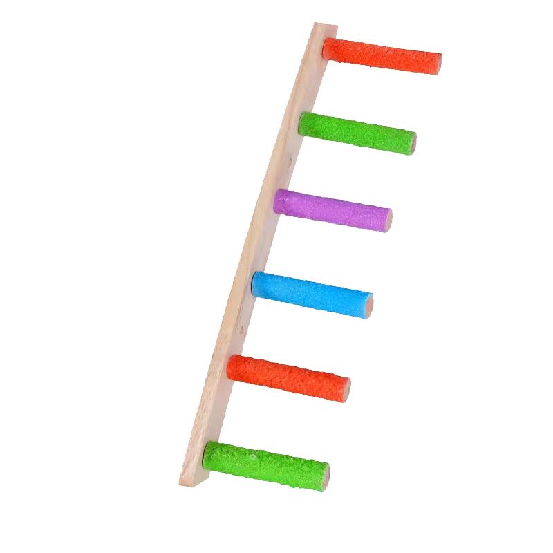 Vogel Kletterleiter Papageienspielzeug Leiter Vogel Interaktion Spaß Kletterspielzeug Holz Übungsgestell