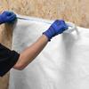 House Wrap, 2740 X 22860 Mm, 0.13 Mm Thick Vapor Barrier, Heavy Duty Plastic Sheeting for Tear-resistant, Drop Cloth Vapor Barrier Covering for