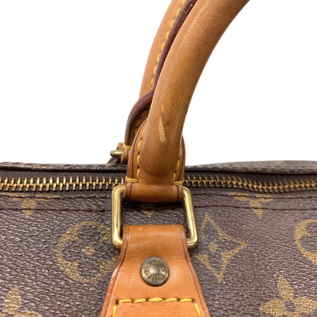 Used Louis Vuitton Monogram Speedy 30 M41526 Boston Bag Brown SP0934 Authentic 1224