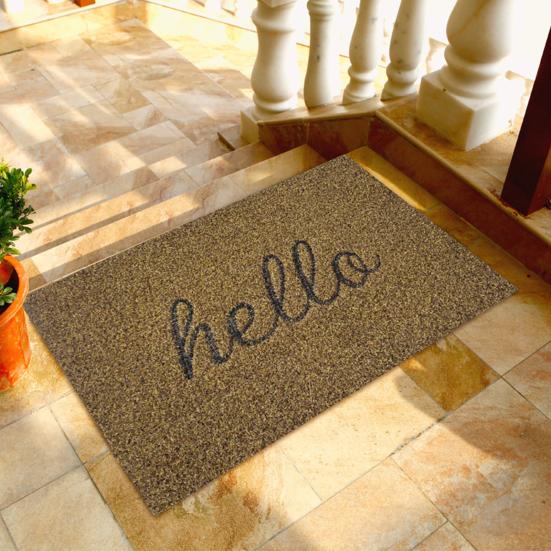 Rohož do předních dveří Welcome Letter Print Home Decor Odolná předložka na podlahu do obývacího pokoje