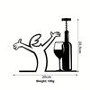 Line Figure Modern Metal Poster For Living Room Bedroom Switch Sticker Easy Hang Installation
