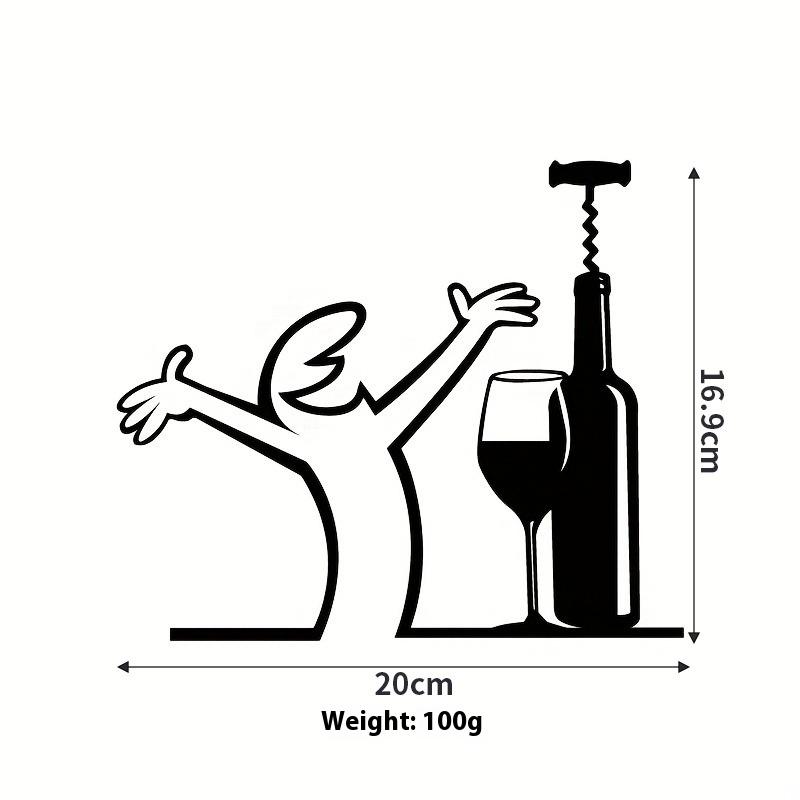 Line Figure Modern Metal Poster For Living Room Bedroom Switch Sticker Easy Hang Installation