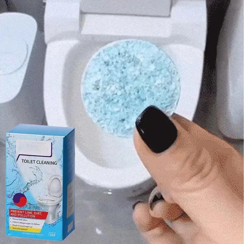 Cleaning tablets for the toilet from urinary stone, from lime plaque and rust 16 pcs.