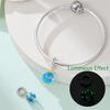 Authentic Copper Glowing Planet Zircon Floral Fairy Four Leaf Shamrock Charms Bead Fit Authentic Bracelets Diy Jewelry Gift