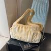 Niche Design Simple Canvas Shoulder Bag Women's 2026 Spring and Summer New Large-capacity Casual Commuter Armpit Bag