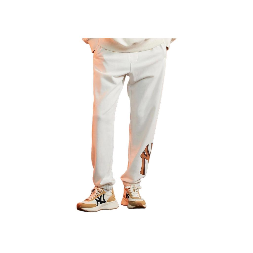 New MLB FW22 Casual Pants Unisex White 3APTB0224-50IVS