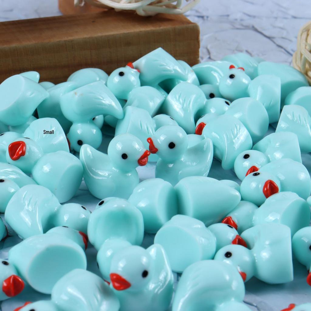 DIY Yellow Duck Resin Accessories for Micro-Landscapes