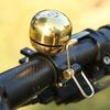 Classic Cycle Brass Bell Left Right Hand Use Bike Handlebar Mount Anodized 30mm Ring High Pitch Crisp Noise Warning
