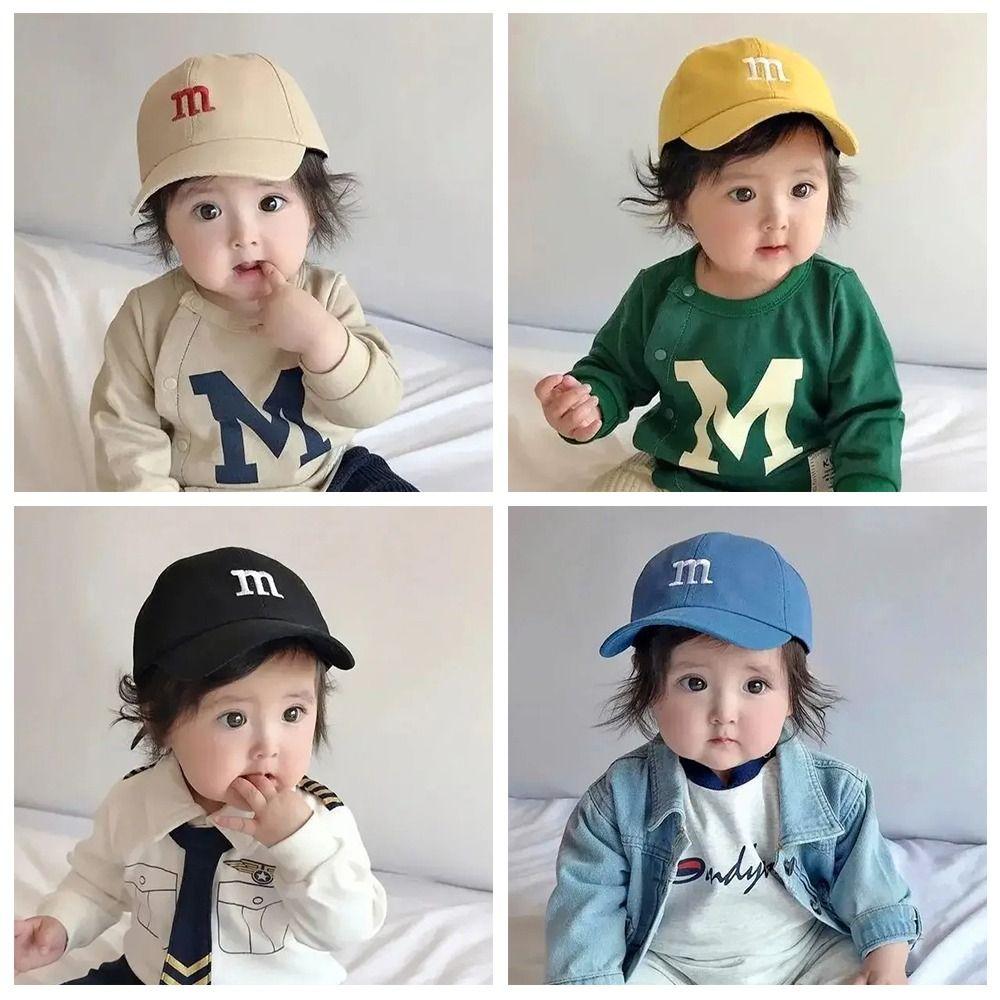 Embroidered Baseball Cap Adjustable Sunscreen Baby Hat New Fashion Children's Hats  Girls Boy