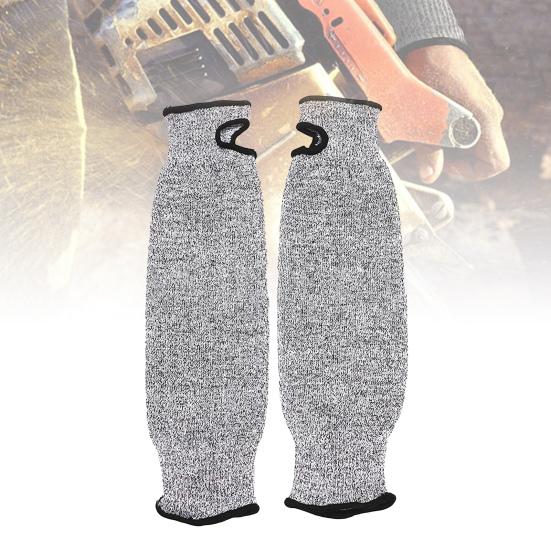 Anti-cut Wear-resistant Sleeve Open Finger Style Arm Protection Cover for Industrial