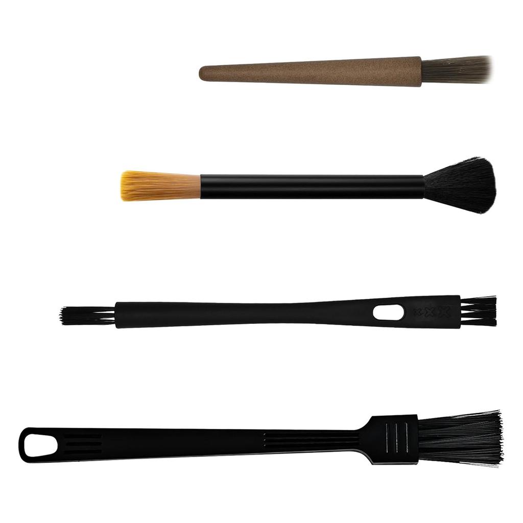 4Pieces Multifunctional Coffee Maker Cleaning Set with Soft Bristles Daily Necessities Perfect for Espresso Machines