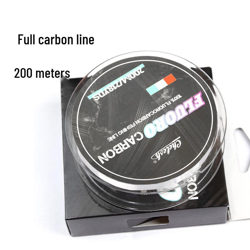 Genuine 200m Carbon Fishing Leader Line for Sea Rod Casting