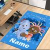 Tappeto Stampato In the Night Garden con Nome Personalizzato, per Sedia da Ufficio Soggiorno Camera da Letto Cucina Decorazioni Regali.