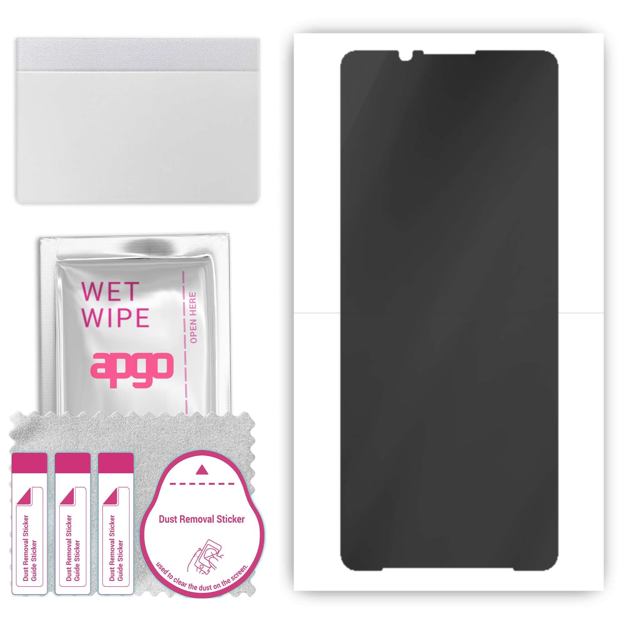 

apgo Hydrogel Privacy Matte Screen Protector for Sony Xperia 1 III, Anti Spy, Hydrogel Film, Flexible, Soft TPU with positioning layer easy installati