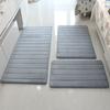 1.5CM Thick Carpet For Bathroom Soft Coral Fleece Absorbent Anti-slip Silica Foot Mat Living Room Bedroom Floor Mat 3 Piece/set