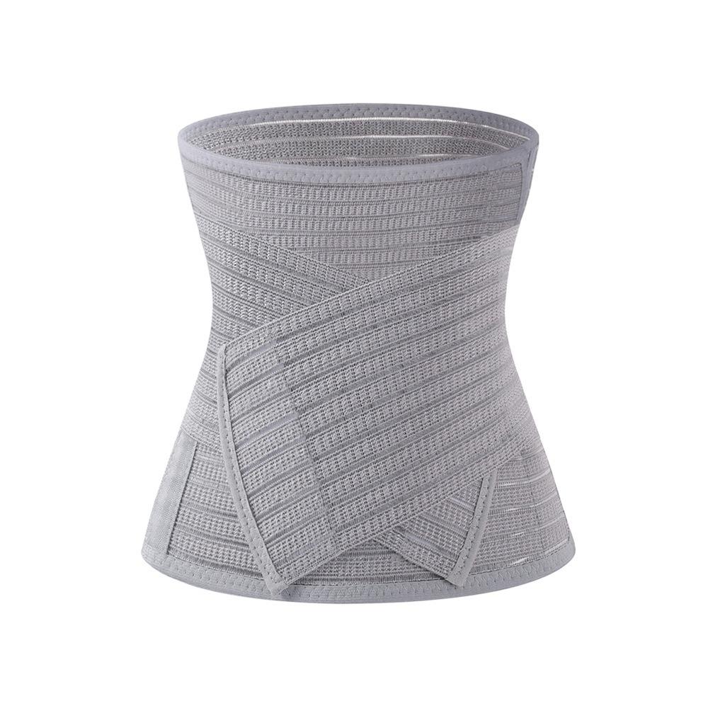 

Полосатый утягивающий пояс для талии, формирующее белье, сетчатый пояс, корректор фигуры, утягивающее белье для контроля живота, пояс для живота серый