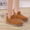Fashion Winter Women's Short Plush Warm Snow Boots Faux Fur Ankle Boots for Women 2024 Casual Low Heel Short Boots