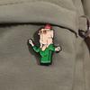 Cartoon Brooch Rachel Chandler Monica TV Characters Friends Fans Gift Suit Coat Collar Hat Scarf Decoration Clothes Pin Commuting Garment Jewelry