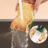 Wood Pulp Cleaning Sponge 10 Pcs, Bubbly & Non-Stick. 20x10x7cm, Super Absorbent, Safe for Surfaces
