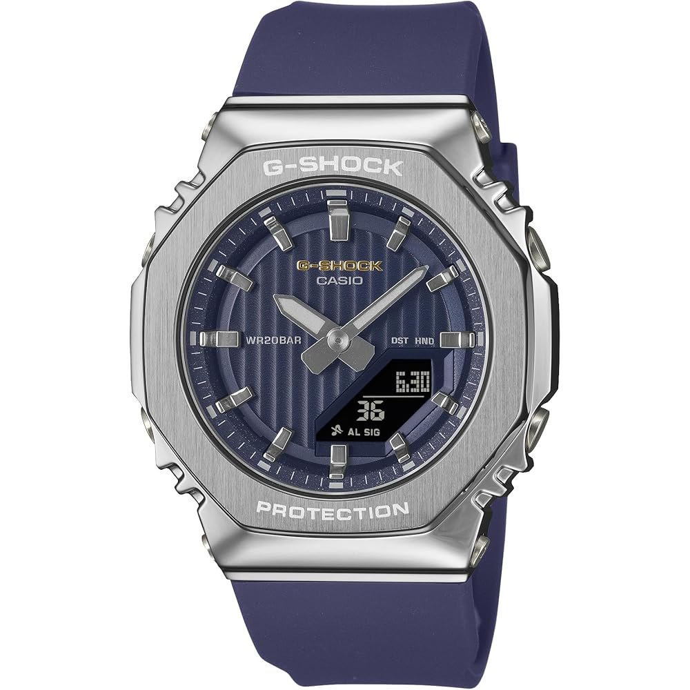 Casio G-Shock Precious Heart Selection Women s Metal Covered Watch Navy GM-S2110SH-2AJF Eco-Friendly Material