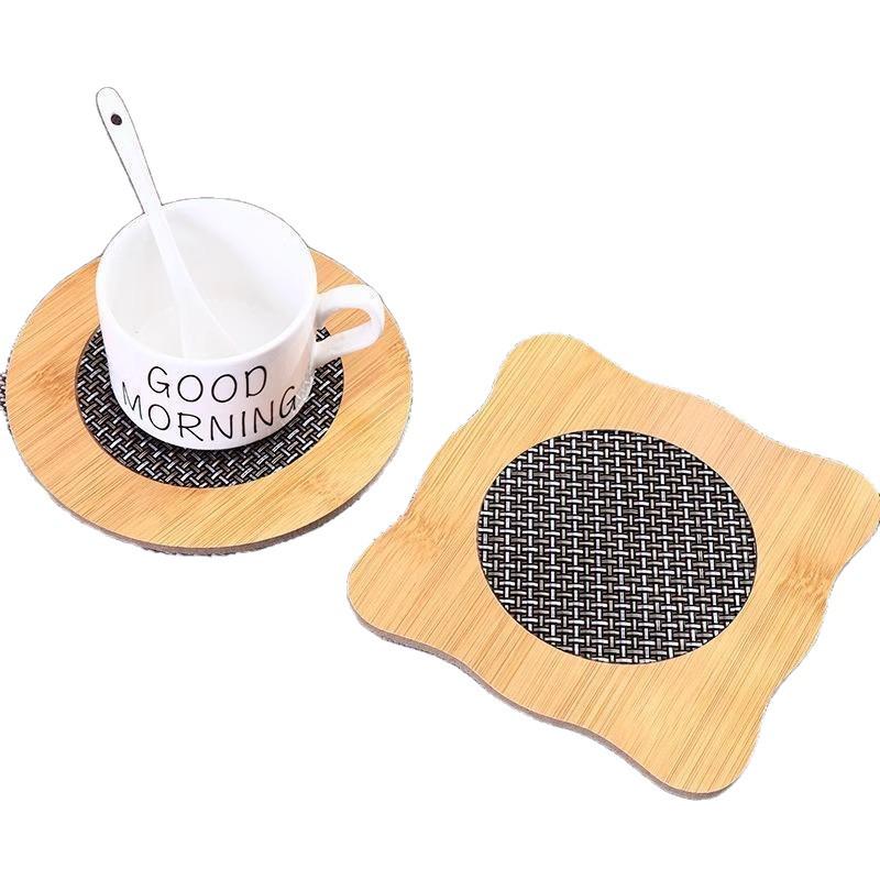 Bamboo Fiber Insulated Table Mat & Coaster - Anti-Scald Pot Pad