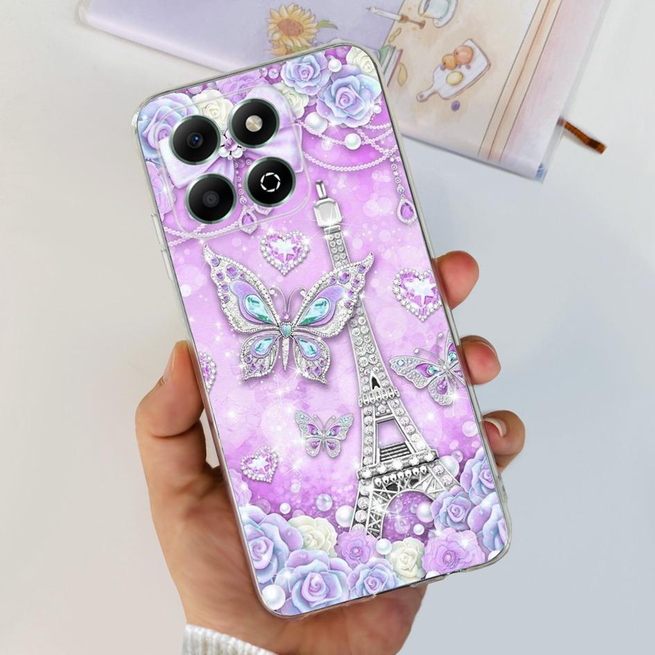 For Honor X6b Case JDY-LX1 JDY-LX2 Cover Luxury Marble Pattern Soft Clear Silicone Phone Back Cover For Honor X6b 4G X 6B Fundas