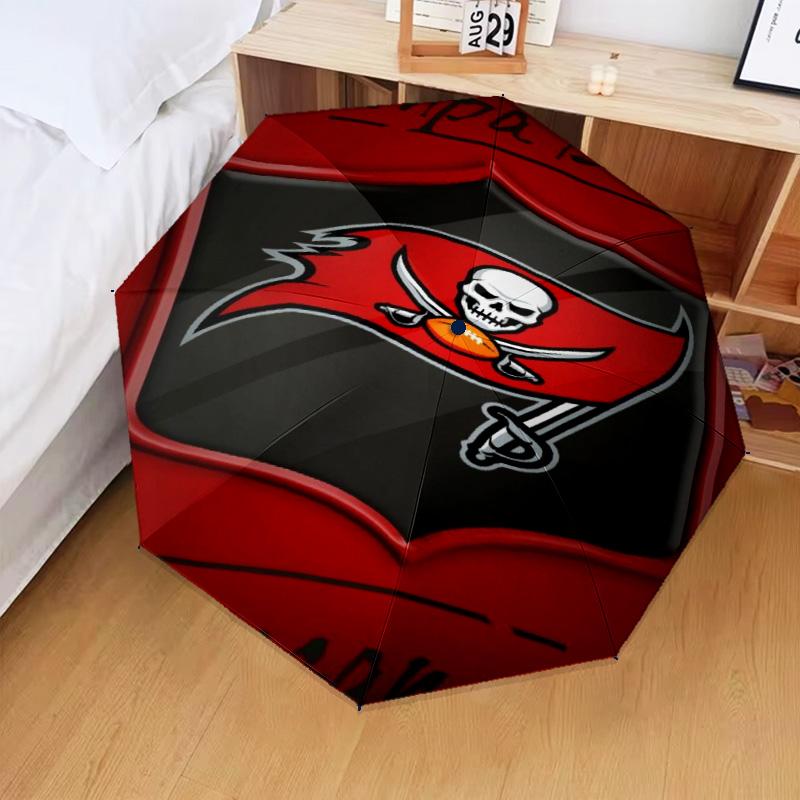 Tampa Bay Buccaneers Logo Umbrella Folding umbrella, automatic umbrella 8-Frame for Travel, camping Use Gift for Halloween Christmas