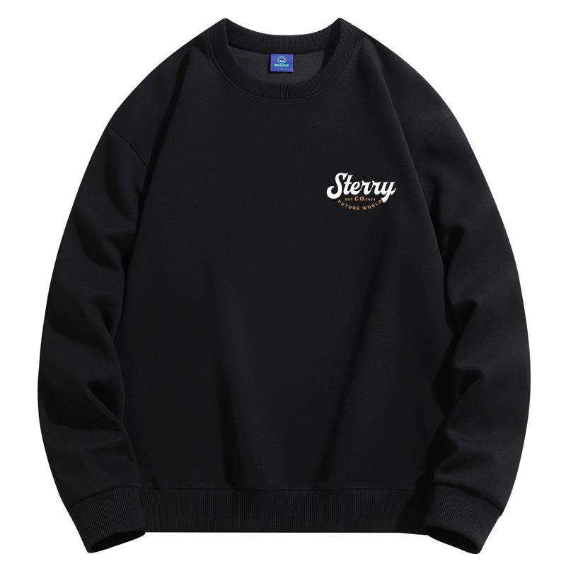 Stevvy Pattern Man's Round Neck Sweatshirt Fashion Casual Long Sleeve Large Size Hoodie