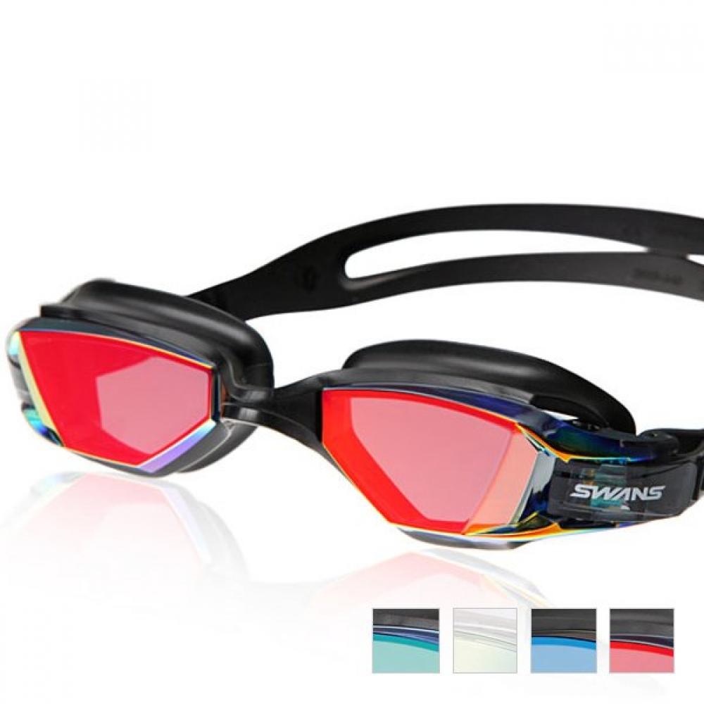 Swans Goggles Mirror Open Water Swimming Ows 1m BLSIL